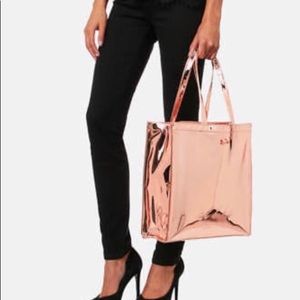 Ted Baker Rose Gold Mirror Tote |